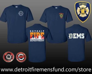 Detroit Firefighter t-shirts